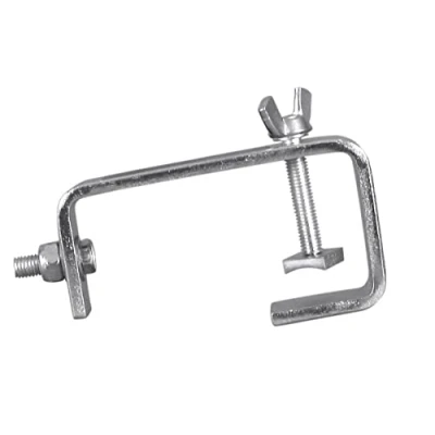 Abbildung von EUROLITE TH 50 Theaterhaken silber Montagehaken für mm Rohr, Maximallast WLL 15 kg