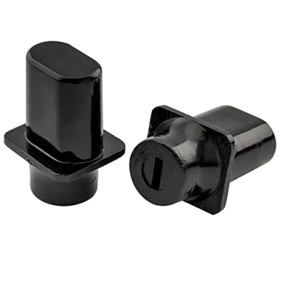 Abbildung von Musiclily Pro Zoll Top Hat Schalter Knopf Tele Switch Tips für USA Fender Telecaster E Gitarre, Weiß (2er Set)