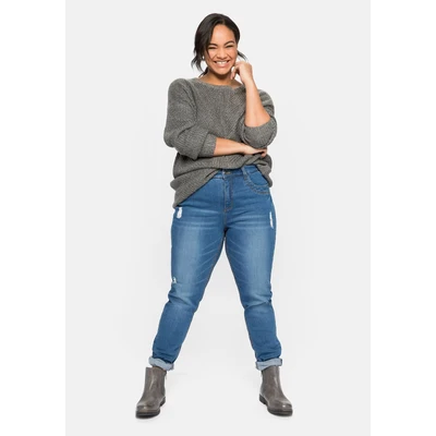 Abbildung von Sheego Stretch Jeans &quot;Große Größen&quot;, in extralanger Tall Größe