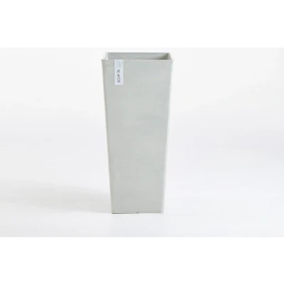 Abbildung von Ecopots Rotterdam hoch 70 cm(H) weiß grau Pflanzen/Blumentopf