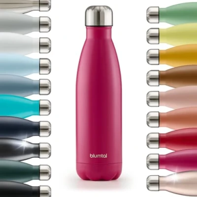 Abbildung von Blumtal Isolierflasche Thermoflasche Charles auslaufsiche Isolierflasche, BPA frei, stundenlange Isolation von Warm und Kaltgetränken