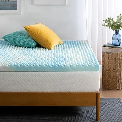 Abbildung von Zinus Swirl Memory Foam Topper, 90 x 190 7,62 cm