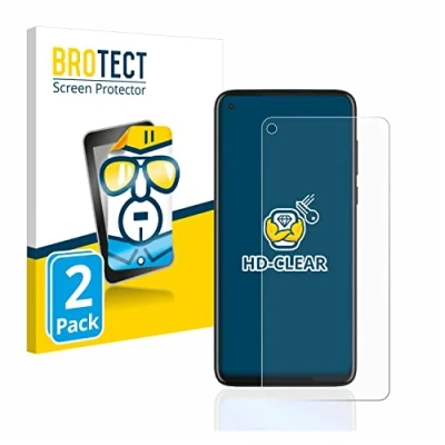 Abbildung von BROTECT (2 Stück Schutzfolie für Motorola Moto G8 Power Displayschutz Folie Ultra Klar