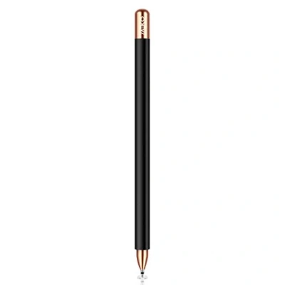 Abbildung von MEKO Eingabestift Disc Touch Pen, 2 in 1 Stylus Pen universal Touchstift 100% kompatibel mit Allen Tablets Touchscreen iPhone iPad Surface Huawei usw, magnetische Kappe (schwarz)