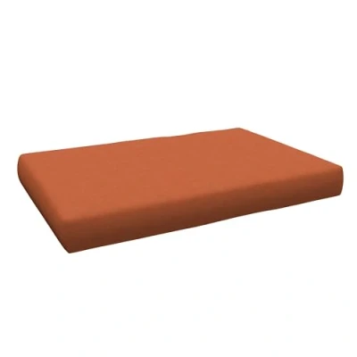 Abbildung von POKAR Palettenkissen Palettenauflagen mit abnehmbarem Bezug Palettenauflage Palettenmöbel Palettensofa, Sitzkissen 120x80, Orange