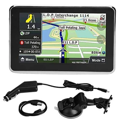 Abbildung von 5 Zoll GPS Navigationsgerät Touch Screen 256MB 8GB Universal für Karte des Auto LKW MP3 FM Europa/Lebenszeit Karten/Phasenverkehr/Phasenparken/Fahrer Warnungen/automatische Stimme Kfz Elektronik