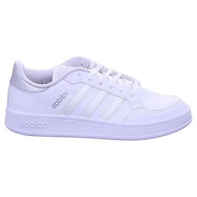Abbildung von Adidas Damen BREAKNET Sneaker, FTWR White/Zero met./Matte Silver, 36 EU