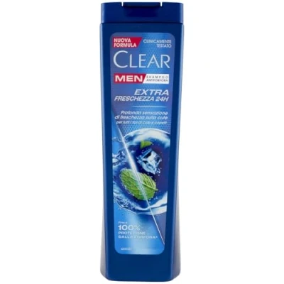 Abbildung von Clear Extra Frische Shampoo 24 Stunden, Anti Schuppen mit Niacinamid und Menthol, verleiht ein Gefühl von Frische, für Herren, bis zu 100% Schutz vor Schuppen*, Format 225 ml