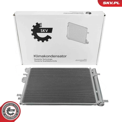 Abbildung von ESEN SKV 86SKV113 Klimakondensator mit Trockner Aluminium 538mm HYUNDAI: i20 I Schrägheck (PB) 1.4, 1.6, 1.2 LPG, 1.4 2008 2015