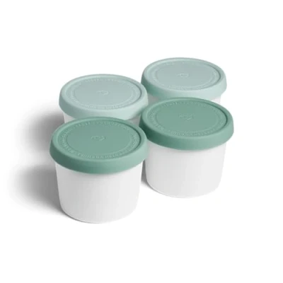 Abbildung von Springlane Thermobehälter für Speiseeis, verschiedene Variationen, Kunststoff (BPA frei), 4er Set Grau, 400 ml, doppelwandig