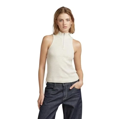 Abbildung von G STAR RAW Damen Cycling Ultra Slim Zip Top, Blau (lightest sky D23327 D263 C739), M