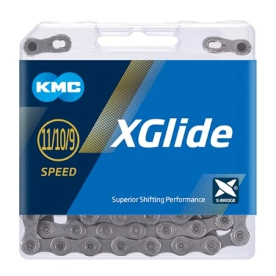 Abbildung von KMC Kette X Glide (118 Glieder) grey