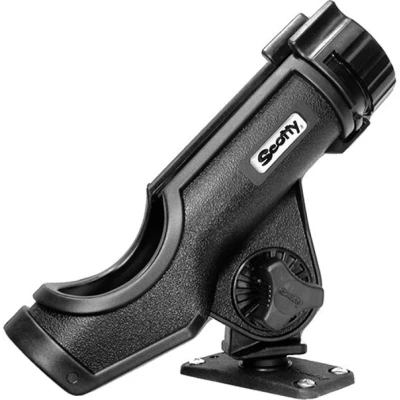Abbildung von Powerlock Rod Holder, Black, w/ 0244 Flush Deck Mount Bootsrutehalter