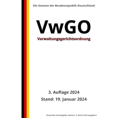 Abbildung von Verwaltungsgerichtsordnung VwGO, 3. Auflage 2024: Die Gesetze der Bundesrepublik Deutschland