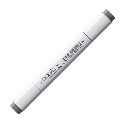 Abbildung von COPIC Classic Marker Typ W 6, warm gray No. professioneller Layoutmarker, mit einer breiten und feinen Spitze