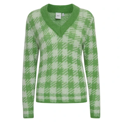 Abbildung von ICHI Strickpullover, Damen, Größe: XXL, Kelly green