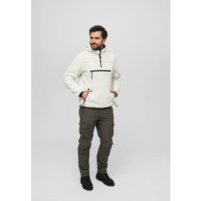 Abbildung von Brandit Fleecepullover, Herren, Größe: 6XL, White