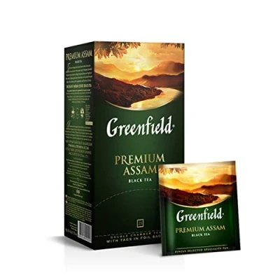 Abbildung von Greenfield Premium Assam, Black Tea, Schwarz Tee, Teebeutel (2g x 25), 50g