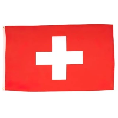 Abbildung von AZ FLAG Flagge Schweiz 250x150 cm Helvetische Große Fahne 100% Polyester mit Messing Ösen 300g