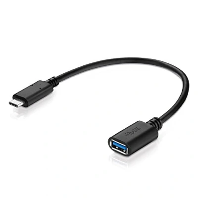 Abbildung von adaptare 40227 USB OTG Adapter Kabel Stecker Typ C 3.0 Buchse A für Speicher Stick und andere Geräte