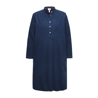 Abbildung von Ulla Popken Blusenkleid, Damen, Größe: 42, Navy blue