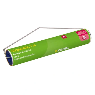 Abbildung von Kerbl Stall Fliegenrolle mit Halter, 7m