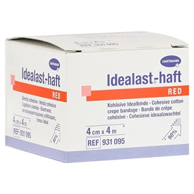Abbildung von Idealast haft color Binde 4 cmx4 m rot