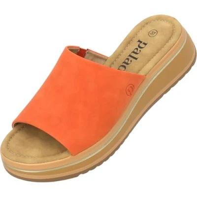 Abbildung von Palado RHAT Pantolette flach, Damen, Größe: 41, Orange Schuhe