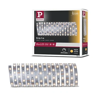 Abbildung von Paulmann 79855 LED Stripe MaxLED 250 Warmweiß 2700K 5m IP20 incl. 1x20 Watt Strip Lichtband