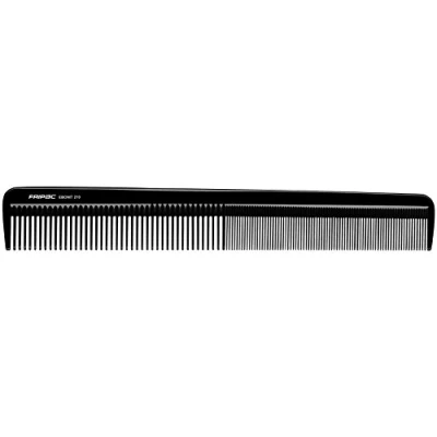 Abbildung von Fripac Ebonit Haarschneide Kamm 210 aus Naturkautschuk (antistatisch), für Scheren und Maschinenschnitte bei Frauen Männern, Länge 21 cm, kurzes mittellanges Haar, gerade