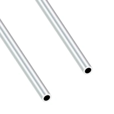 Abbildung von iMeistek 6063 Aluminium Rundrohre, 11mm OD 7mm ID 400mm Länge Nahtlose Aluminiumrohre für Heimwerker, Industrie, Dekoration (2PCS)