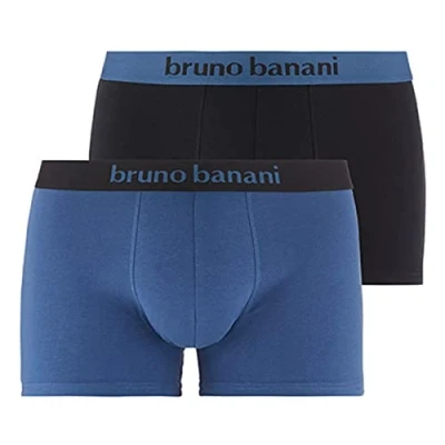 Abbildung von Bruno Banani 2ER PACK Panties Jeansblau schwarz, Herren, Größe: XXL, schwarz