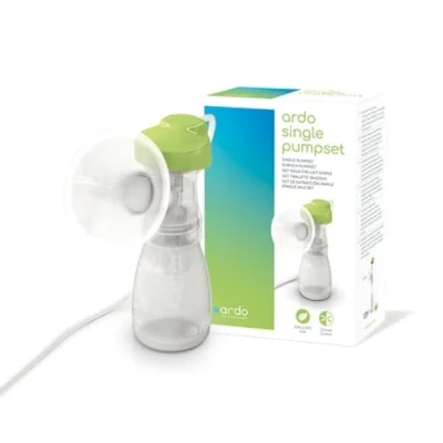 Abbildung von Ardo Single Pumpset für die elektrischen Milchpumpen Calypso und Carum Sicheres &amp; hygienisches Zubehör zum schnellen Abpumpen von Muttermilch BPA frei