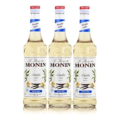 Abbildung von Monin Sirup Vanille Light, 0,7L 3er Pack