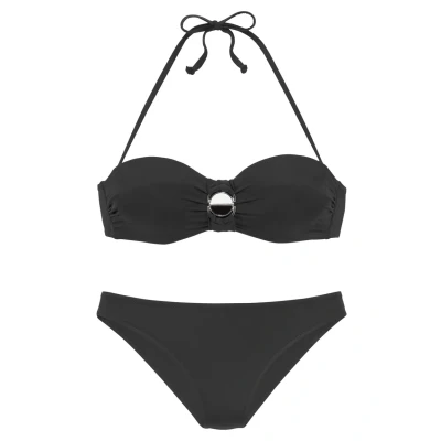 Abbildung von Jette Bandeau SET Bikini, Damen, Größe: 36xB, Schwarz