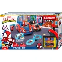 Abbildung von Carrera® Autorennbahn First Spidey It&#039;s Time! (Streckenlänge 2,4 m)