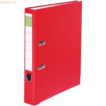Abbildung von k.A. Ordner A4 PP grüner Balken 50mm rot