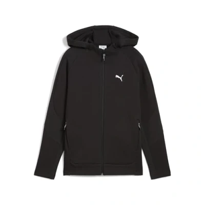 Abbildung von PUMA Jungen EVOSTRIPE Full Zip Hoodie DK B Sweatjacken, Black,