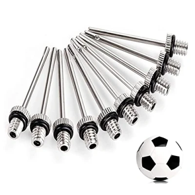Abbildung von iJiZuo Ballpumpen Aufblasnadel (10er Pack), Ballpumpennadeln für Sportbälle, Ventilnadeln Ballpumpe, Ballnadel Fußball, Handball, Basketball, Volleyball, Wasserball, Gymnastikball