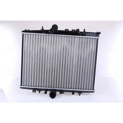 Abbildung von NISSENS 61295A Kühler, Motorkühlung Aluminium 380 549 26 Kühlrippen mechanisch gefügt PEUGEOT: 607 Limousine, CITROËN: C5 I Schrägheck