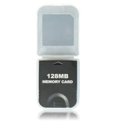 Abbildung von WICAREYO 128MB Black Memory Card für Wii NGC Gamecube Konsole