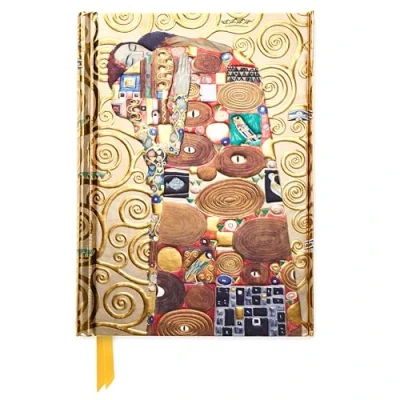 Abbildung von Premium Notizbuch DIN A6: Gustav Klimt, Die Erfüllung: Unser hochwertiges, liniertes Blankbook mit festem, künstlerisch geprägtem Einband und ... A 6 Magnetverschluss, Band 1)
