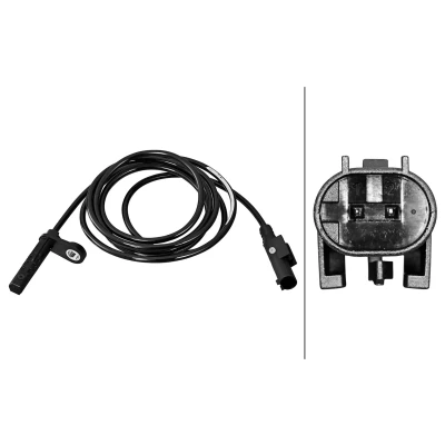 Abbildung von HELLA 6PU 358 217 111 ABS Sensor Hallsensor 2 1620 VOLKSWAGEN: Crafter 30 50 Kastenwagen, 35 Bus, Pritsche/Fahrgestell
