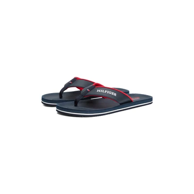 Abbildung von Tommy Hilfiger Padded Comfort Zehentrenner, Herren, Größe: 40, Desert sky Schuhe