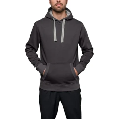 Abbildung von HRM Unisex Sweat Kapuzenpullover, Grau meliert, 6XL
