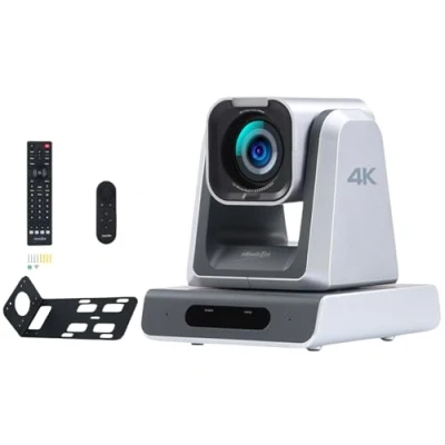Abbildung von zowietek 4K PTZ PoE Kamera, 18 facher optischer Zoom, gleichzeitige HDMI und SDI Ausgänge, RTSP/RTMP(s)/SRT, Live IP Streaming auf Youtube, Twitch für Meetings, Kirche, Veranstaltungen,