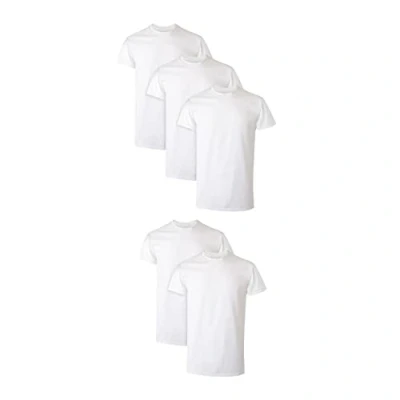 Abbildung von Hanes Herren Men&#039;s Moisture Wicking Crewneck Performance Undershirt, 5 Pack Unterhemd, Weiß, XL (5er Pack)