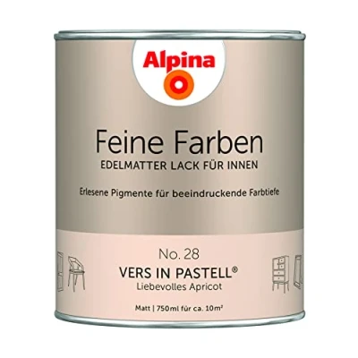 Abbildung von Alpina Wandfarbe Feine Farben Lack No. 28 Vers in Pastell