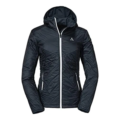 Abbildung von Schöffel Damen Padded Jacket Stams L, leichte, winddichte Winter Wanderjacke mit Recycling Wattierung, atmungsaktive, wasserabweisende Outdoorjacke, navy blazer, 38