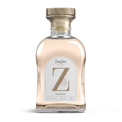 Abbildung von Brennerei Ziegler Haselnuss Geist 50 cl 43% vol Gold Gewinner IWSC 2022